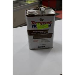 3.7L JUG OF THOMPSON'S WATER SEAL. WATER PROFER
