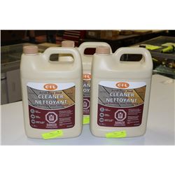 THREE 3.78L JUGS OF SCRUB FREE DECK CLEANER