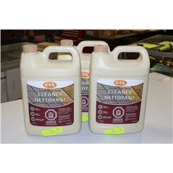 THREE 3.78L JUGS OF SCRUB FREE DECK CLEANER