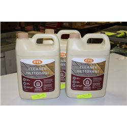 THREE 3.78L JUGS OF SCRUB FREE DECK CLEANER