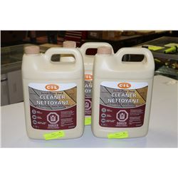 THREE 3.78L JUGS OF SCRUB FREE DECK CLEANER
