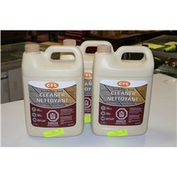 THREE 3.78L JUGS OF SCRUB FREE DECK CLEANER