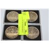 Image 1 : CANADA 1952 SILVER DOLLAR X 4