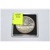Image 1 : CANADA 1957 1 DOLLER SILVER COIN
