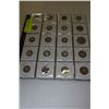 Image 1 : 3 SHEETS OF CANADA SILVER COINS