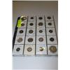 Image 1 : 6 SHEETS OF SILVER WORLD COINS