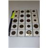 Image 1 : 3 SHEETS OF WORLD COPPER COINS