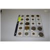 Image 1 : SHEET OF US COINS MOSTLY GOLD PLATED