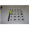 Image 1 : SHEET OF US SILVER COINS