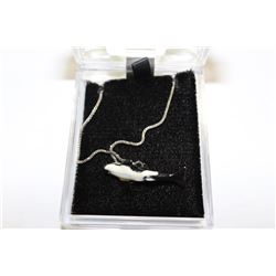 WHALE /STERLING SILVER CHAIN