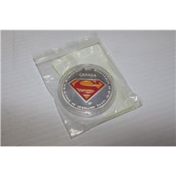 $20 SILVER PLATED CANADIAN SUPERMAN COIN