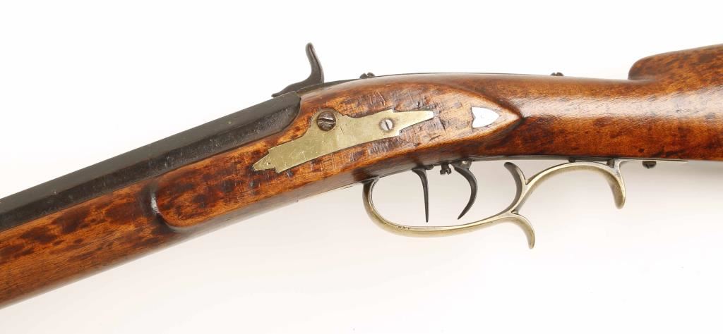 Engraved Antique Kentucky Rifle