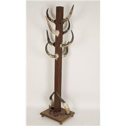 Rustic Western Hall Tree