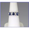 Image 1 : Lovely Ceylon Colored Blue Sapphire & Diamond Ring