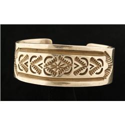 Sterling Stamped Cuff