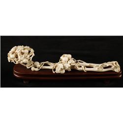 Antique Chinese Ivory Scepter