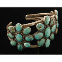 Blue Gem Turquoise Cuff