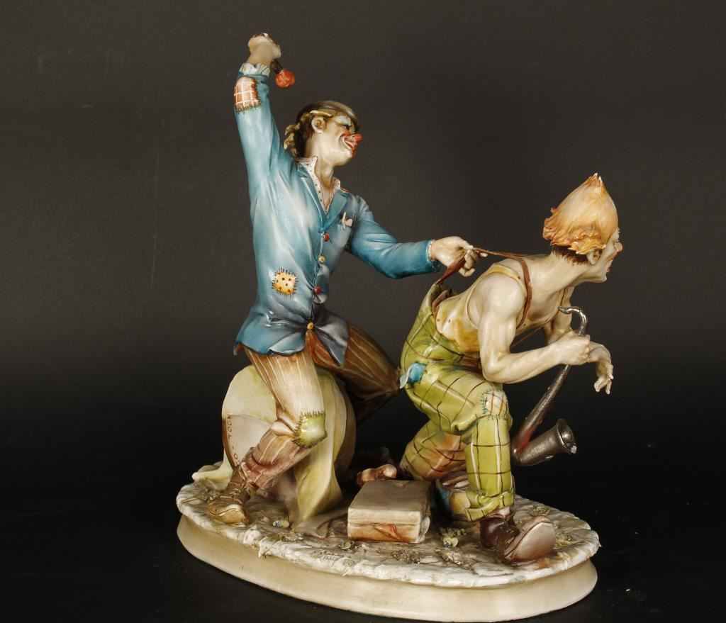 Italian Porcelain Figurine Made by A. Borsato