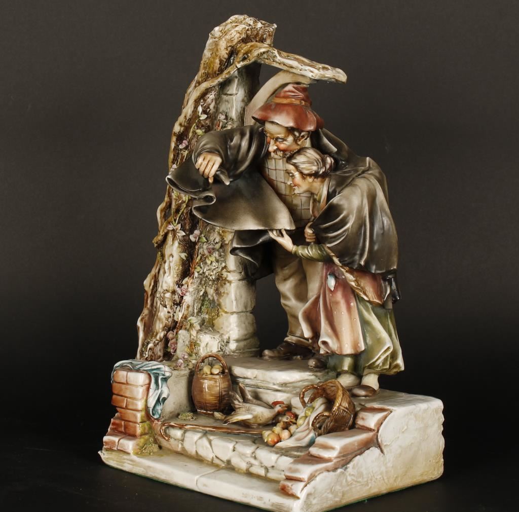 Italian Porcelain Figurine Made by A Borsato