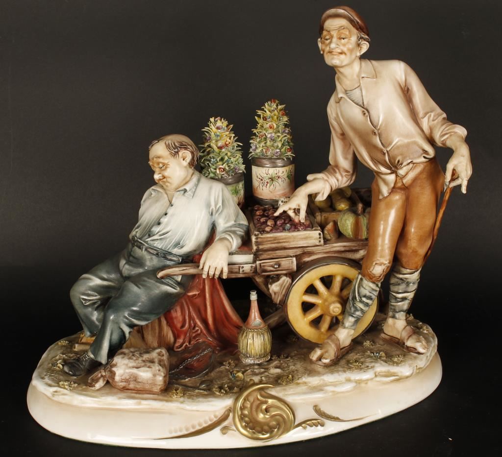 Italian Porcelain Figurine Made by A Borsato