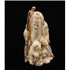 Image 1 : Ivory Netsuke of Japanese God Jurojin