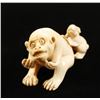 Image 2 : Monkey & Rabbit Ivory Figurine