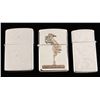 Image 2 : Collection of 3 Vintage Zippo Lighters