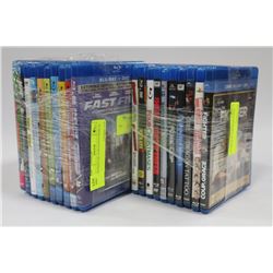 BUNDLES OF 10 BLUE RAY DVDS X2