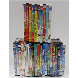 TEN PACKS OF CHILDERN DVDS DISNEY ETC X3