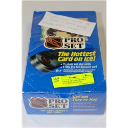 SEALED PACK OF 1990 PROSET HOCKEY CARDS OVER 500