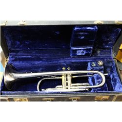MILITARY TRUMPET IN CASE