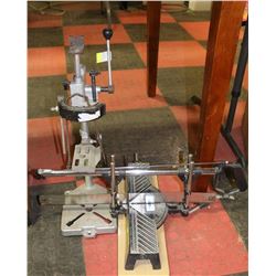 DRILL PRESS & MITRE BOX & SAW