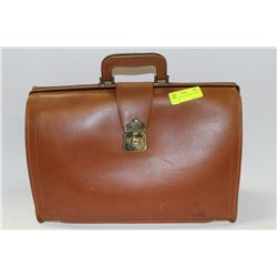GENUINE COOPER-WEEKS LEATHER BRIEFCASE