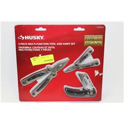 3-PIECE MULTIFUNCTION TOOL & KNIFE SET