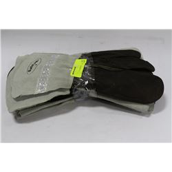 BUNDLE OF 5 PAIRS OF WORK GLOVES - SIZE M