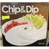 Image 1 : CRAWFORD CHIP & DIP SERVING PLATTER