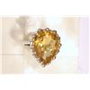 Image 1 : STERLING SILVER CITRINE RING