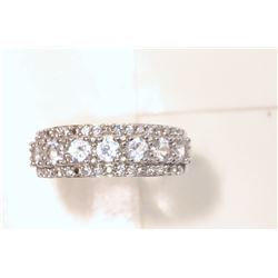 STERLING SILVER CZ RING