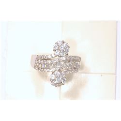 STERLING SILVER CZ RING