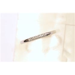 STERLING SILVER DIAMOND (5 DIAMONDS) RING