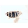 Image 1 : STERLING SILVER DIAMOND (67 TOTAL DIAMONDS) RING