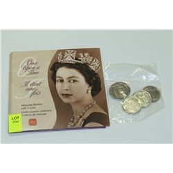 KEEPSAKE BOOKLET W/ 5 COINS