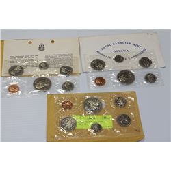 CANADIAN PROOF LIKE SETS 1969-70-72 X3