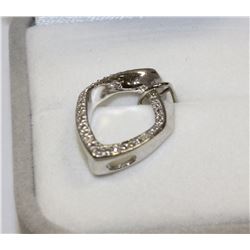 Sterling Silver Diamond Pendant