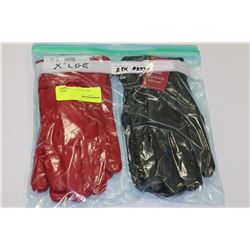 2 PAIRS OF LADIES LEATHER GLOVES