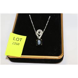 NATURAL SAPPHIRE PENDANT