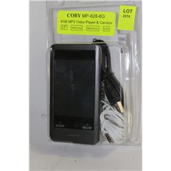 COBY MP-828-8G  MP3 VIDEO PLAYER & CAMERA