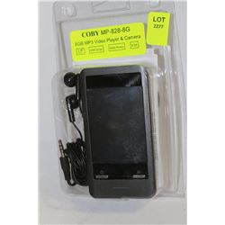 COBY MP-828-8G  MP3 VIDEO PLAYER & CAMERA