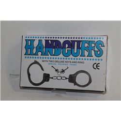 METAL HAND-CUFFS WITH 2 KEYS
