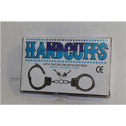 METAL HAND-CUFFS WITH 2 KEYS